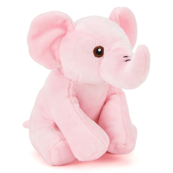 Elephant Pink Soft Toy 15 Cm Eco