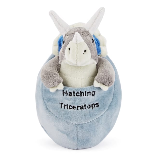 Triceratops Hatching Soft Toy 22 cm