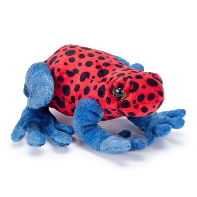 Strawberry Poison Dart Frog Soft Toy 20 cm