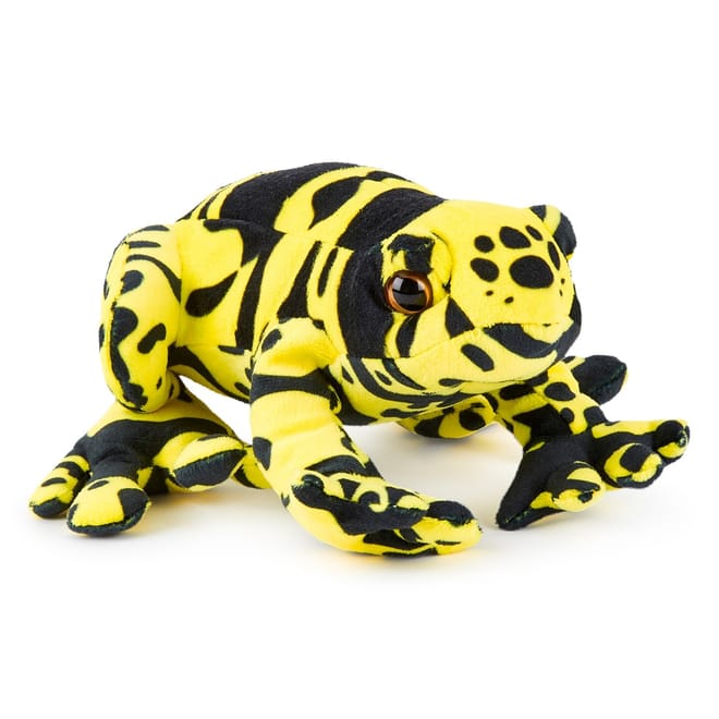 Yellow Banded Poison Dart Frog Soft Toy 20 Cm Eco