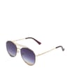 R The Dave Aviator Double Bridge Sunglasses