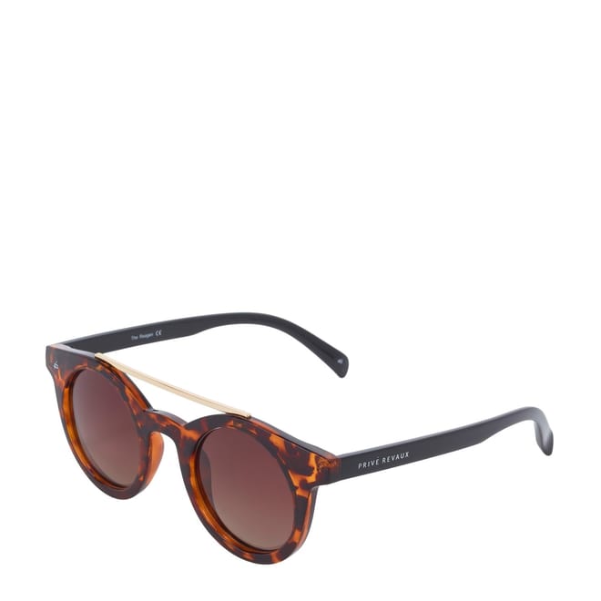 R The Reagan Round Double Bridge Sunglasses