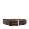 Leather Pin Buckle Dress Belt