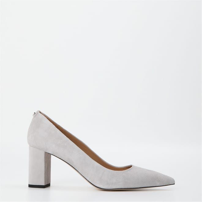 Janet High Heel Block Court Shoes