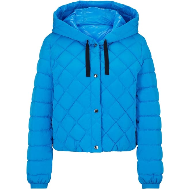Hooded Snap Button Puffer Jacket