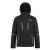 Meribel Hooded Solid Patterned Ski Jacket