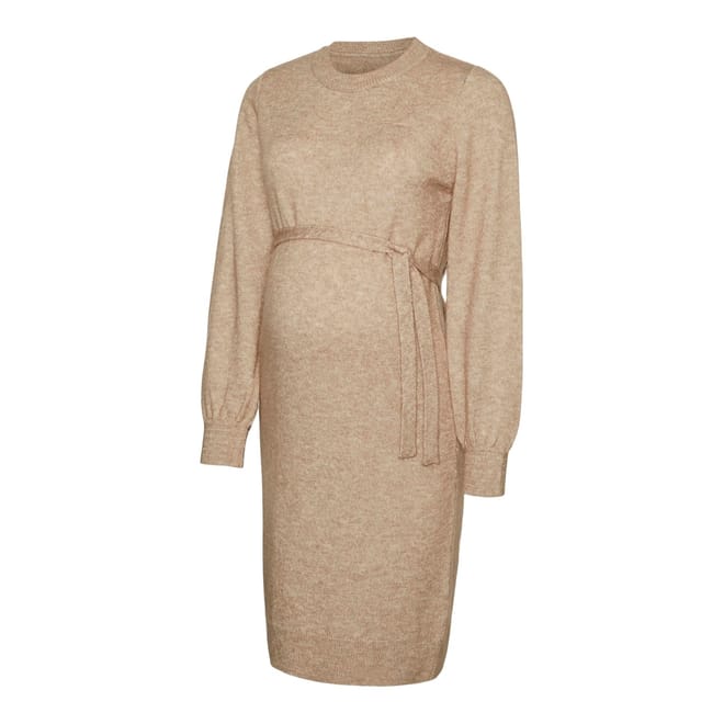 Mlnewanne Crew Neck Long Sleeve Mini Dress