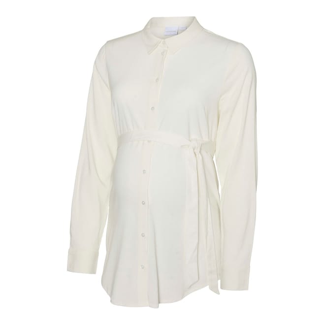 Mlelva Collared Neck Long Sleeve Shirt