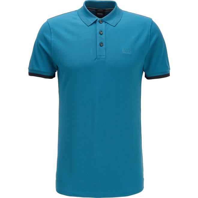 Collared Neck Short Sleeve Polo Shirt