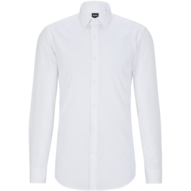 Collared Neck Button Down Long Sleeve Shirt