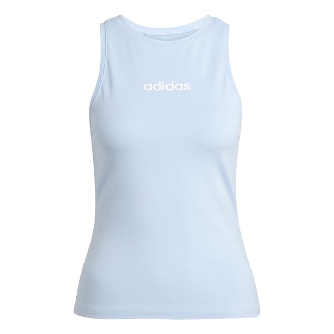 Womens Essentials Linear Slim Cotton Tank Top