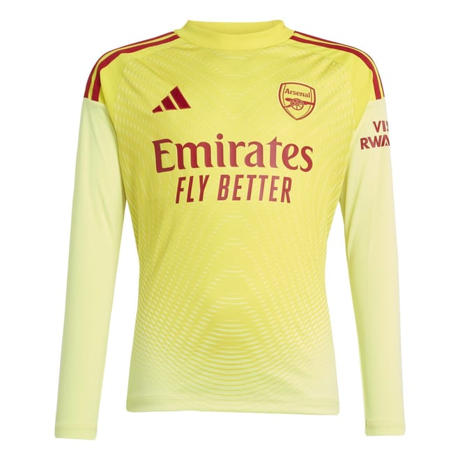 Arsenal Long Sleeve Goalkeeper Shirt 2025 2026 Juniors