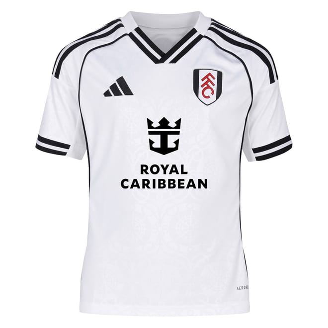 Fulham Home Shirt 2025 2026 Juniors