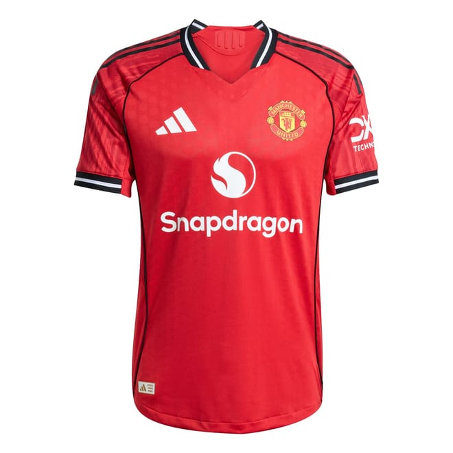 Manchester United Authentic Home Shirt 2025 2026 Adults