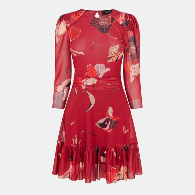 Mesh Midi Dress