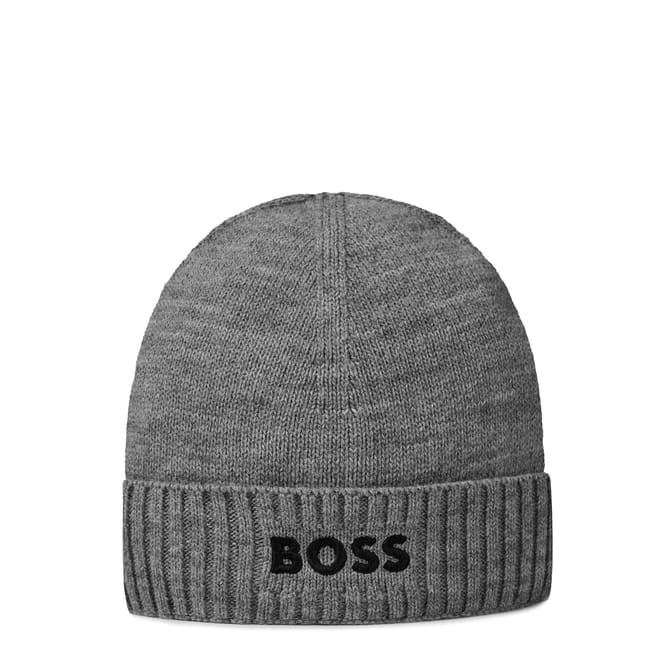 Asport Wordmark Embroidered Logo Soft Feel Ribbed Cord Effect Turn Up Brim Beanie