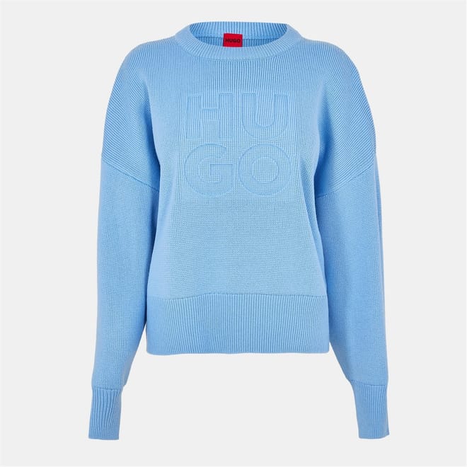 Crew Neck Drop Shoulder Long Sleeve Sweater
