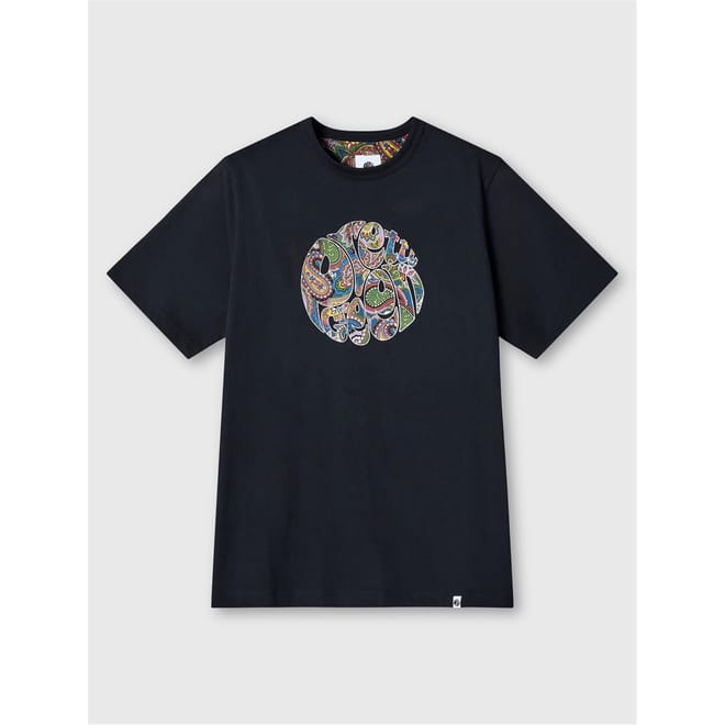 Paisley Crew Neck Short Sleeve T-Shirt