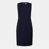 Dirulah Crew Neck Sleeveless Knee Length Dress
