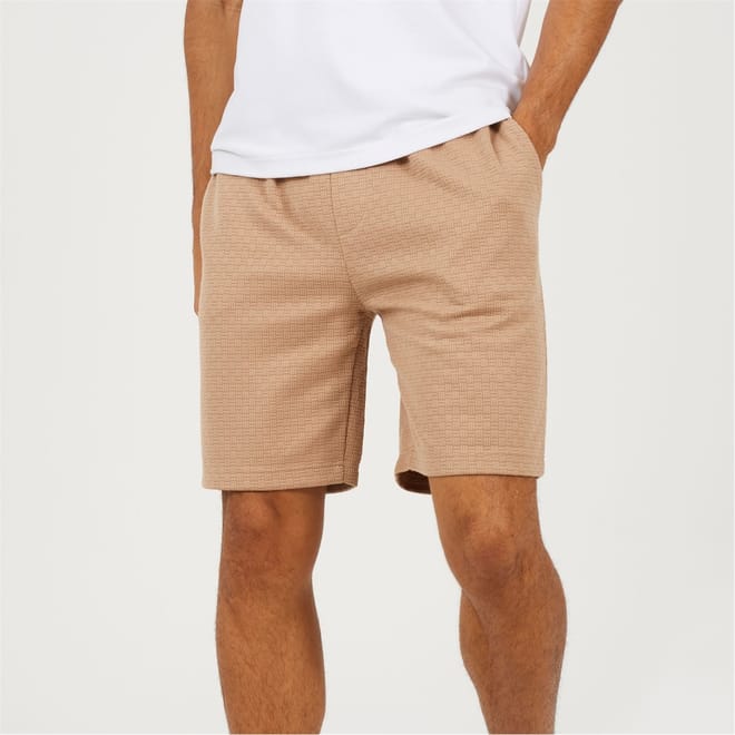 Mens Classic Style Textured Shorts