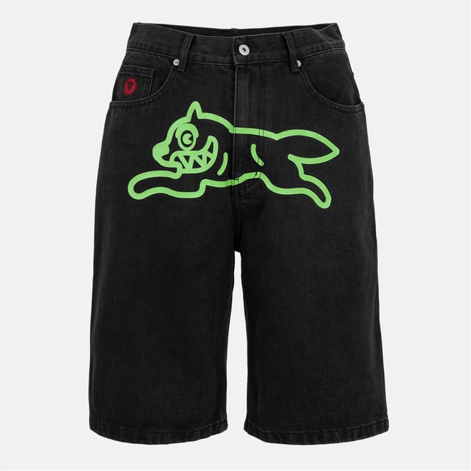 Running Dog Denim Bermuda Shorts