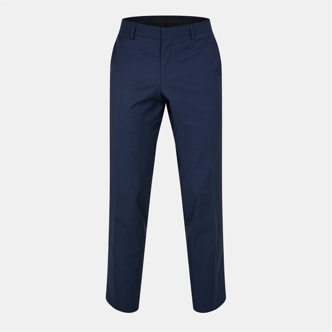 Genius Solid Patterned Straight Chinos