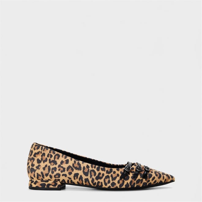 Sensa15 Leopard Patterned Block Heel Pumps