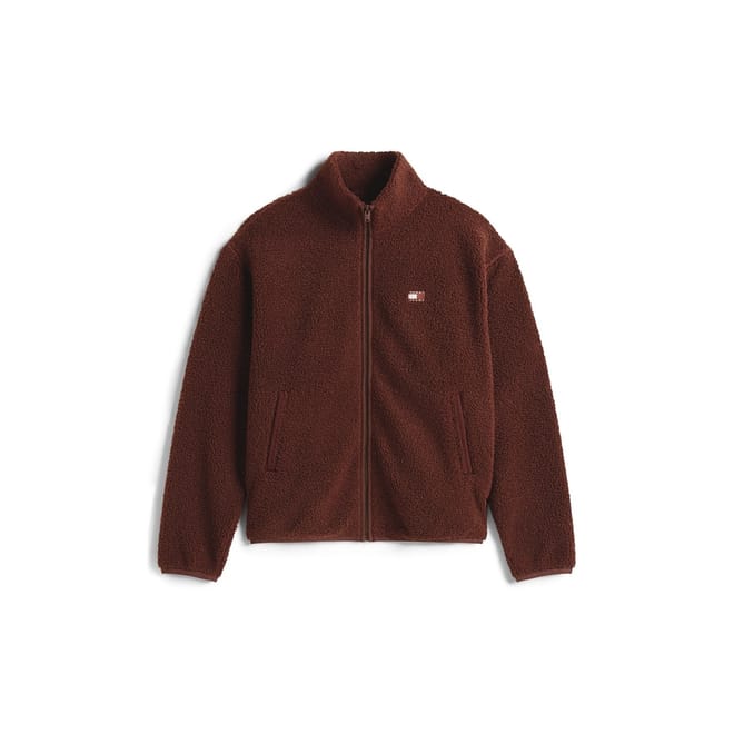 Full Zipper Teddy Bear Coat with Zipped Pocket