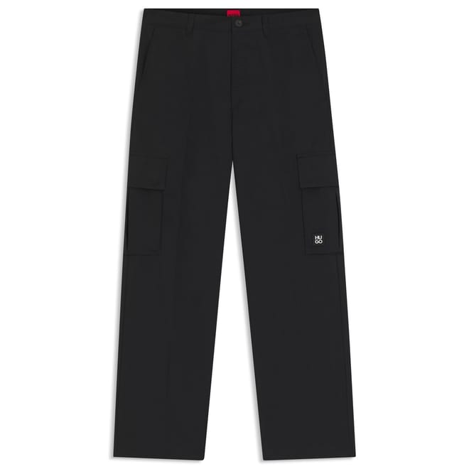 Solid Patterned Combat Cargo Pants