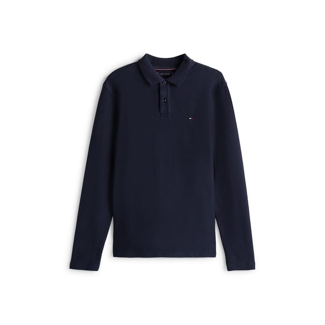 Herring Collared Neck Long Sleeve Polo Shirt