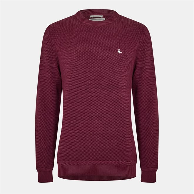 Mens Linus Seed Stitch Crew Neck Jumper