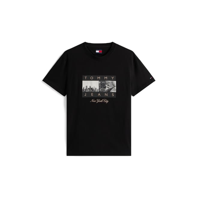 Flag Graphic Crew Neck Short Sleeve T-Shirt