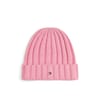 Flag Embroidered Logo Ribbed Turn Up Beanie