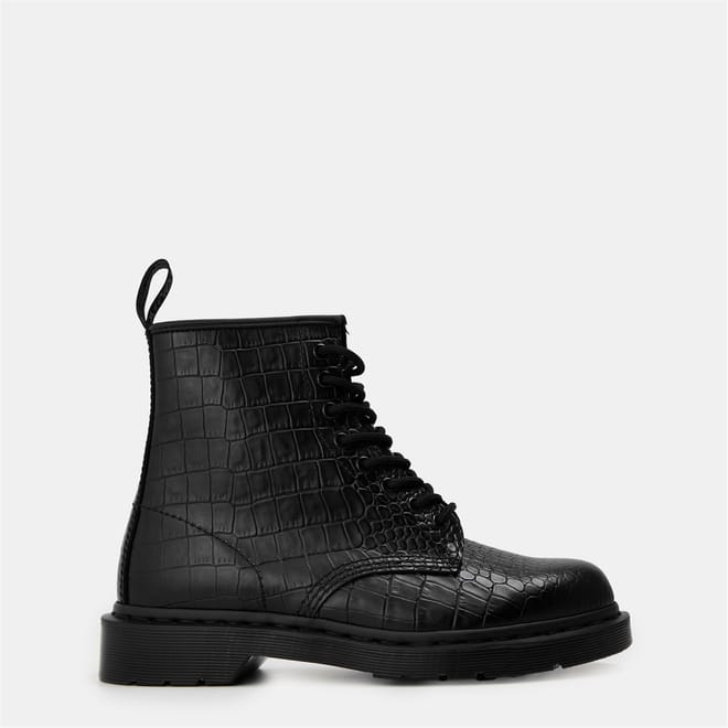 Dr. Martens 1460 Snake Skin Textured Combat Boots