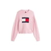 Flag Graphic Crew Neck Long Sleeve Sweater