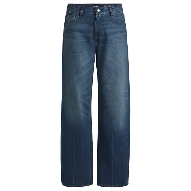 Wide Leg Boyfriend Jeans