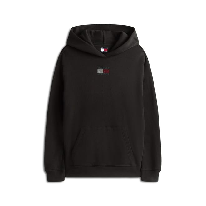 Flag Graphic Hooded Neck Long Sleeve Sweatshirt