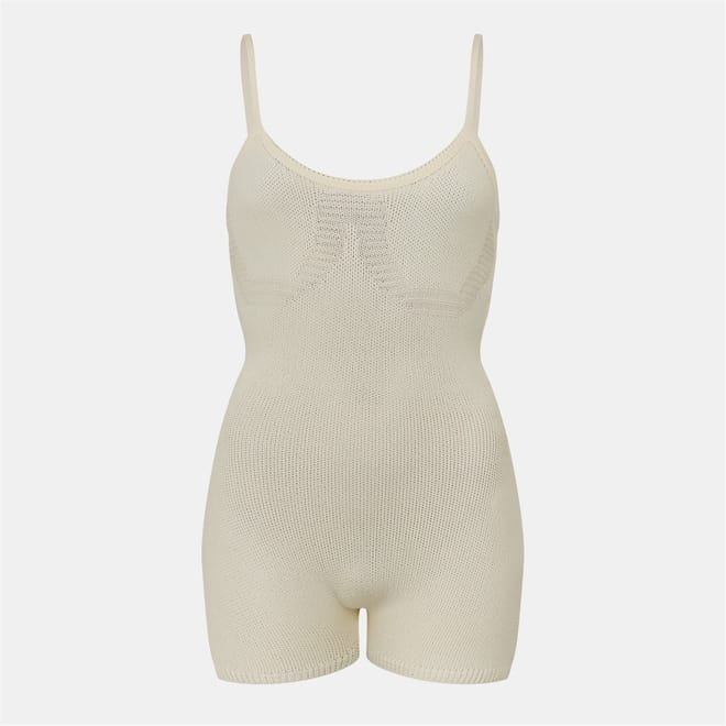 Womens Thick Knitted Unitard