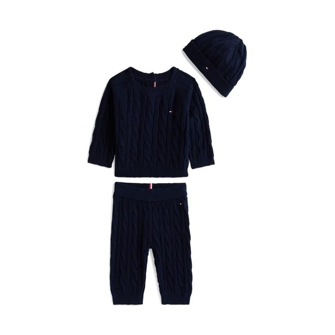 Crew Neck Long Sleeve Sweater Pant Coord Set