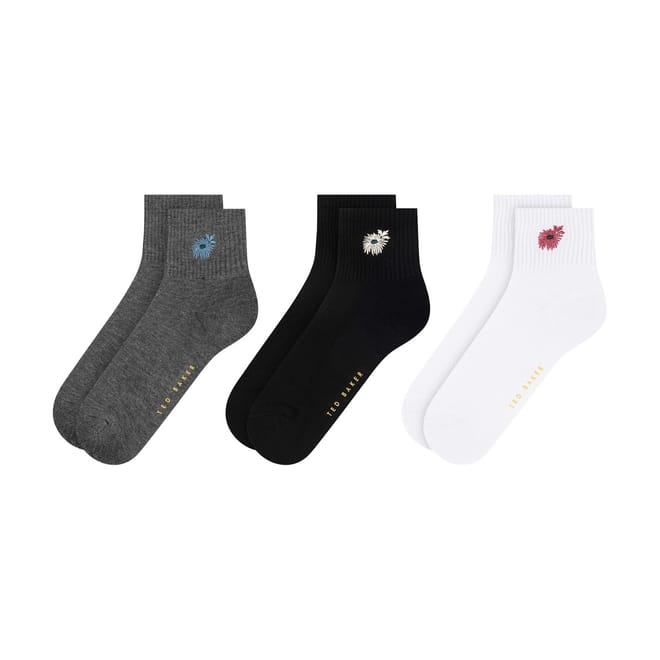 3pk Hi Qtr Crew Ld61