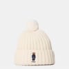 Bear Rib Pom Pom Beanie
