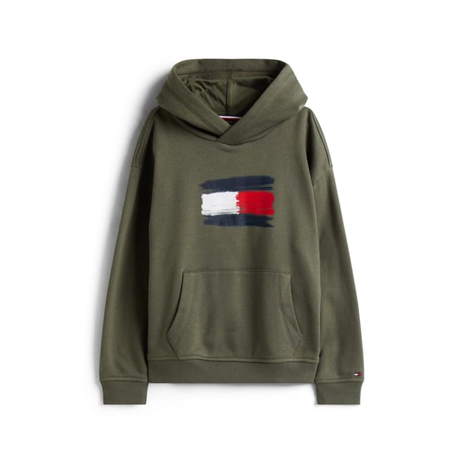 Flag Graphic Long Sleeve Sweatshirt