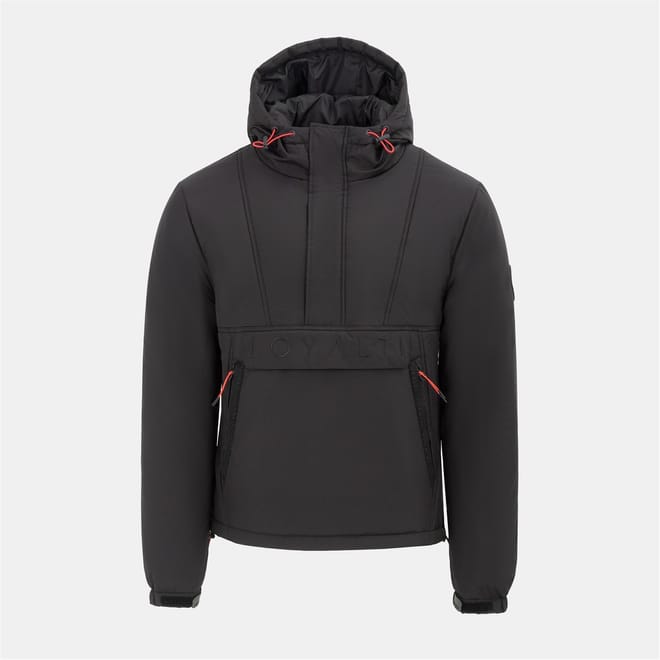 Vision Hooded Half Zipper Solid Patterned Bomber Jacket