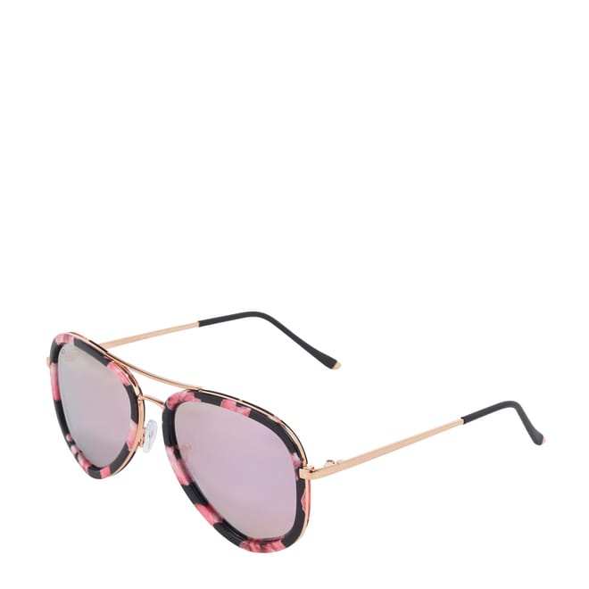 R The Supermodel Aviator Double Bridge Sunglasses