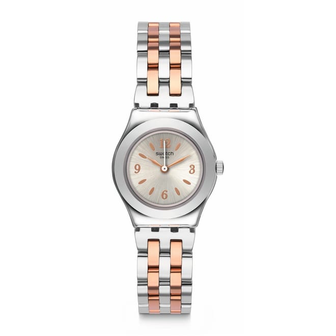 Irony Two Tone Steel Strap Dress Analogue Watch