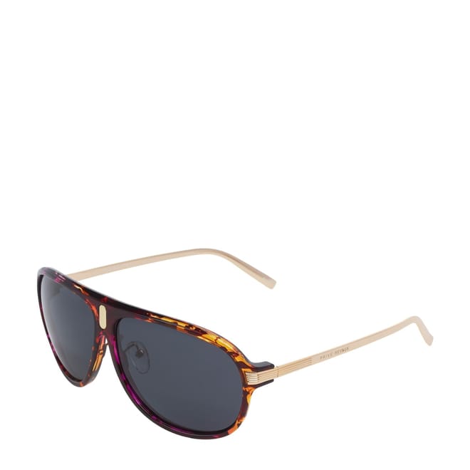 R Mcqueen Round Full Rim Sunglasses