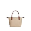 Popette Mini Rectangle Shape Tote with Metal Logo