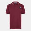 Logo Print Collared Neck Short Sleeve Polo Shirt