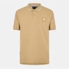 Logo Print Collared Neck Short Sleeve Polo Shirt