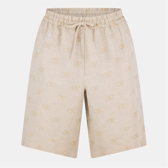 Off Linen Shorts